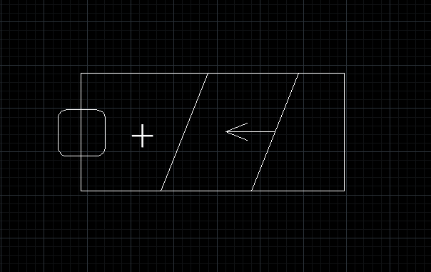 CAD中如何绘制电池？