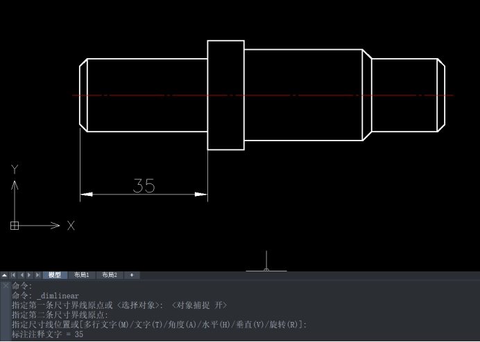 CAD中基线标注的操作方法