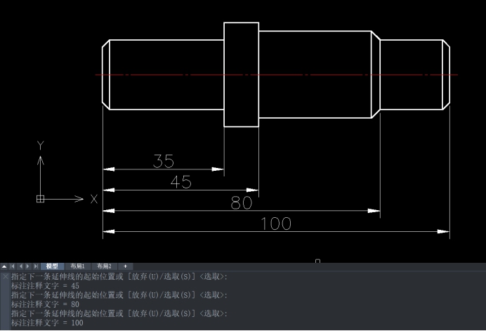 CAD中基线标注的操作方法