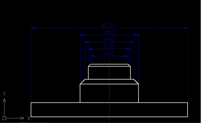 CAD中使用快速标注创建并列标注的方法