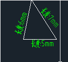 CAD中如何绘制任意三角形