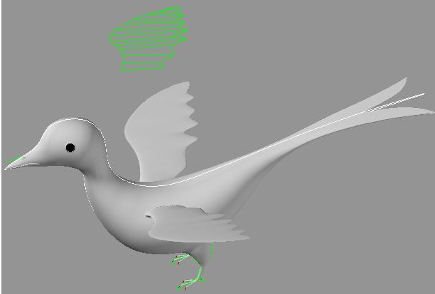 CAD制作立体小鸟的方法
