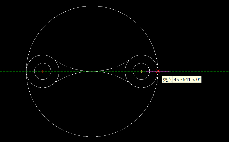 CAD中怎样绘制半圆形零件图？