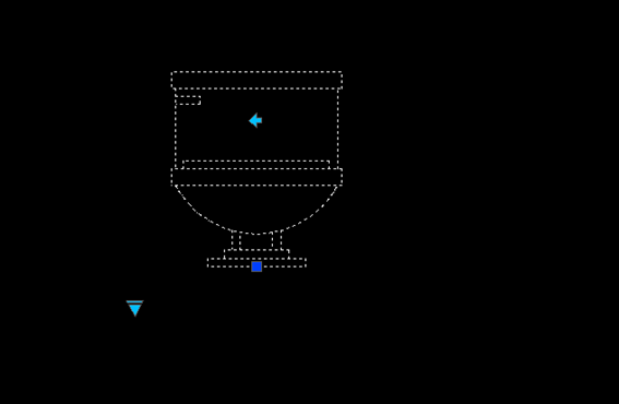 CAD绘制马桶的步骤