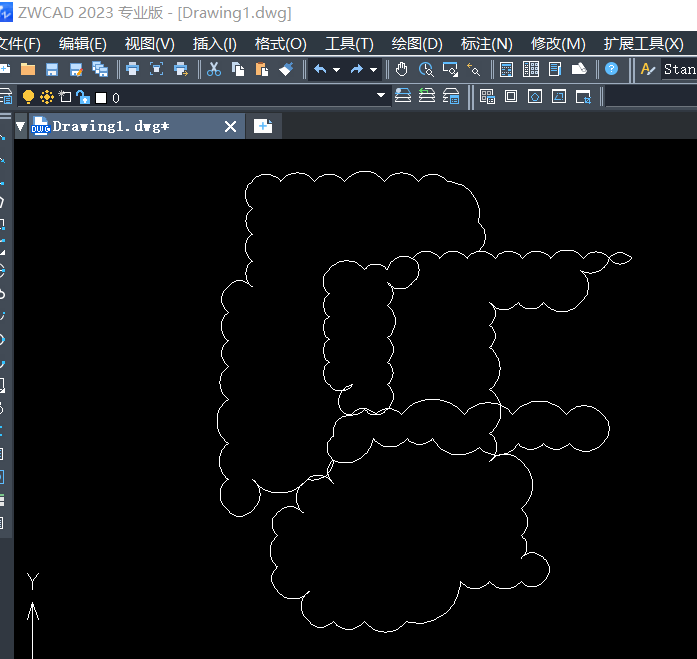 CAD中将修订云线转化为手绘的方法