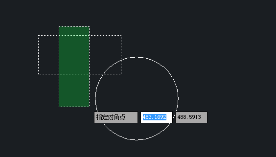 CAD使用围栏和窗交命令的方法