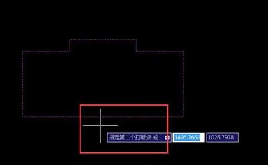 CAD打断闭合线段的方法