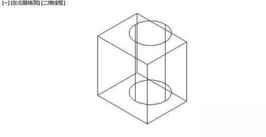 CAD使用差集命令画立体图，面域和实体的差集步骤