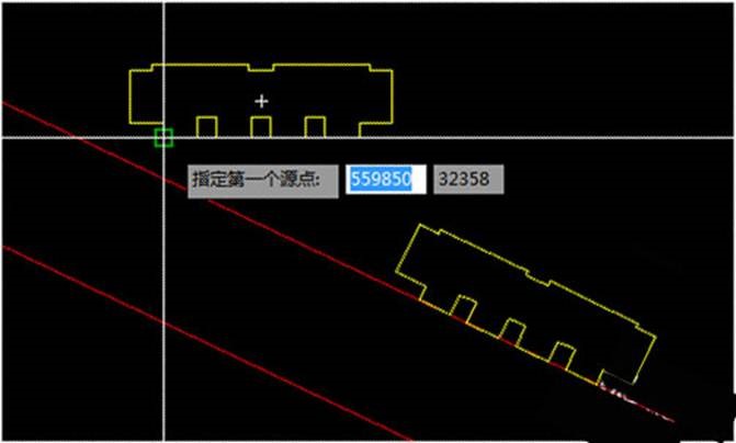 CAD旋转对齐任意角度图形的方法