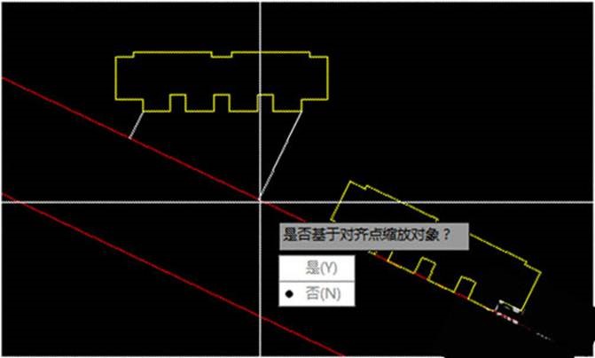 CAD旋转对齐任意角度图形的方法