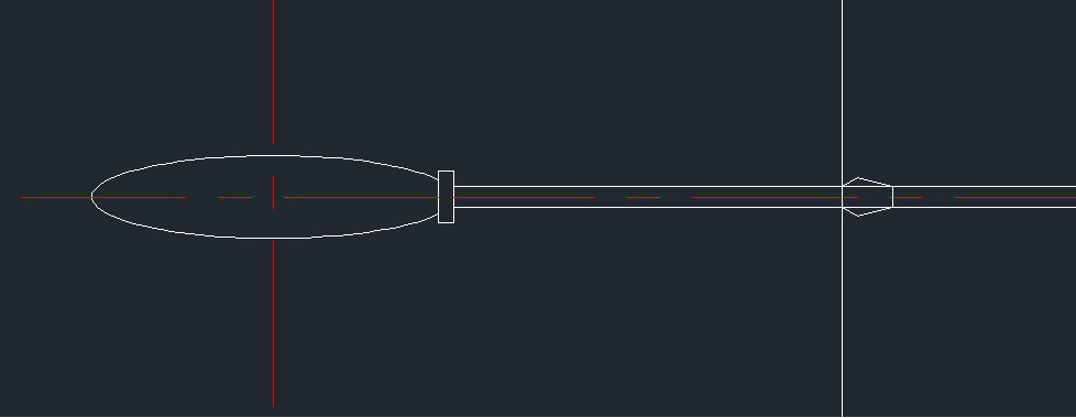 CAD绘制螺丝刀