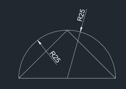 CAD关于直径与半径的标注