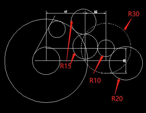 CAD绘制关于圆的创意图形（13）