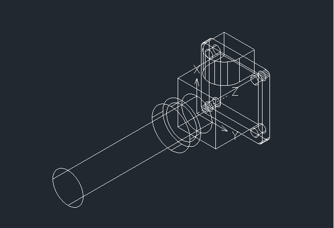CAD装配阀体（9）—阀体边孔