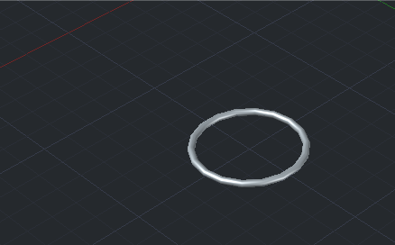 CAD绘制三维立体圆环