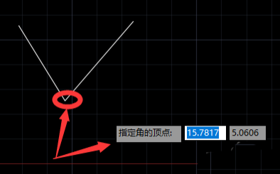 如何在CAD中标记钝角度数?