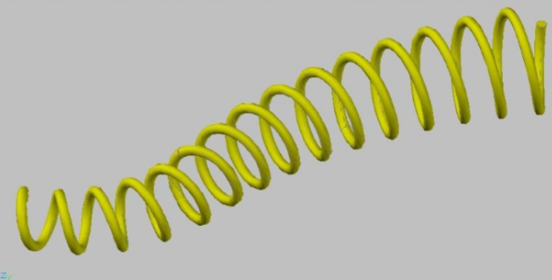 用CAD绘制弧线弹簧的技巧