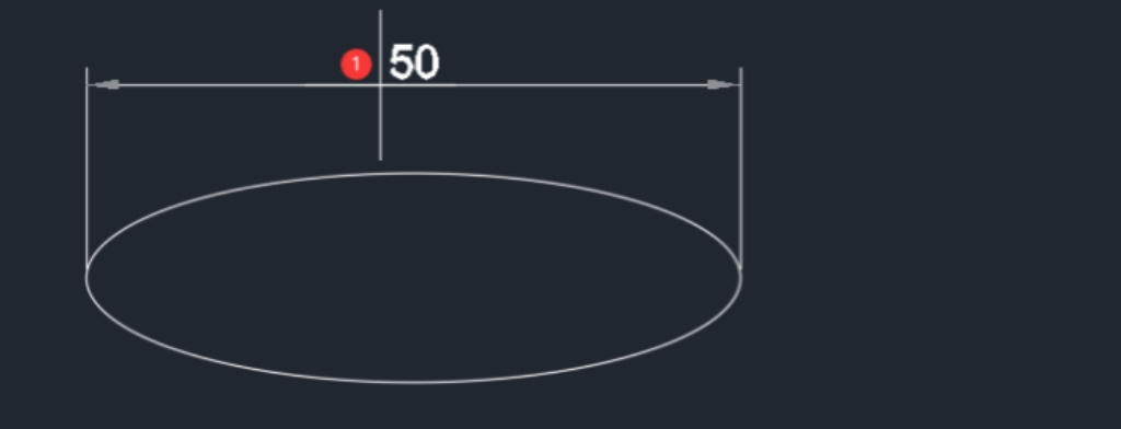 CAD怎么绘制椭圆并进行标注