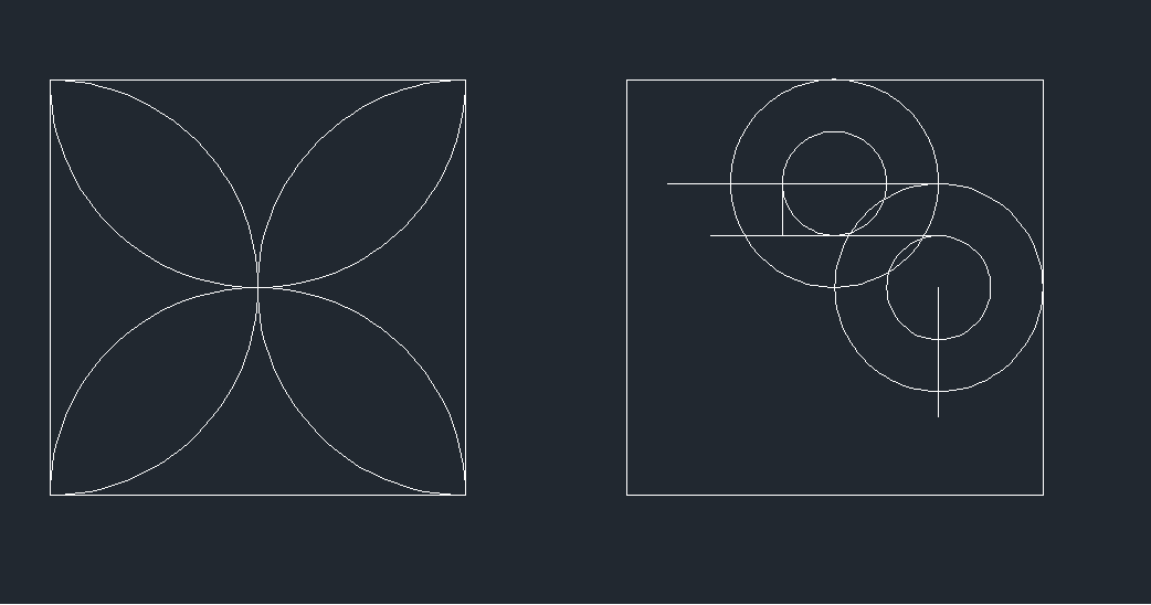 怎么用CAD绘制拼花方形