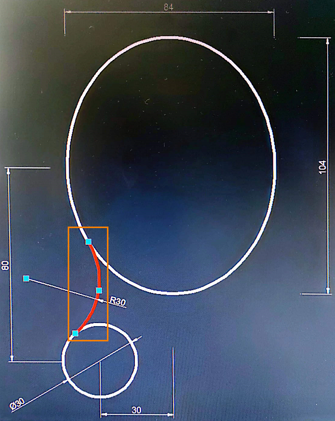 CAD快速绘制椭圆和圆的切线的方法