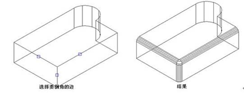 CAD中的圆角和倒角的使用技巧