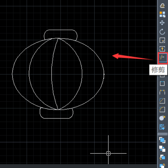 CAD绘制灯笼的步骤