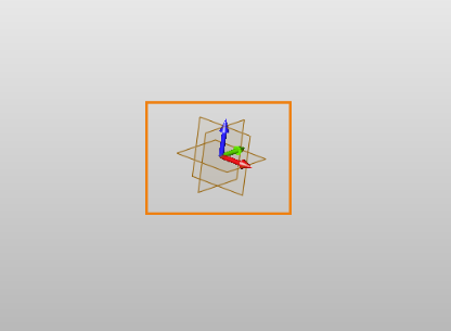 怎样将3D设计软件中默认基准面设定为不同颜色？