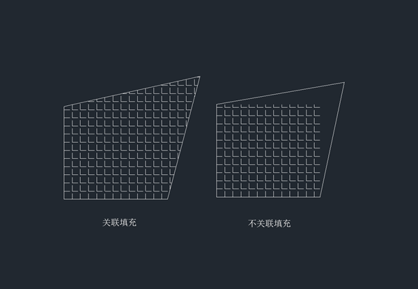 CAD创建不关联填充的默认设置