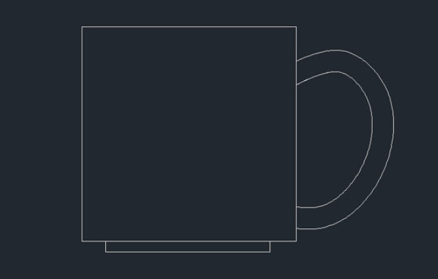 用CAD怎么画咖啡杯?