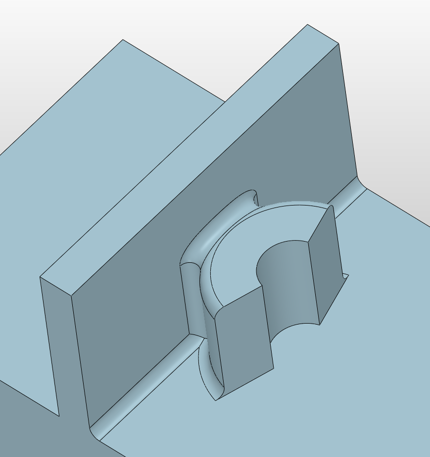 3D建模软件中两个物体间存在缝隙要怎样进行圆角填充？