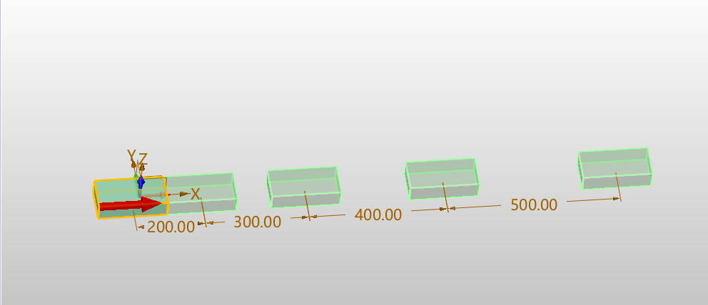 在3D建模软件中创建几何体的不等距阵列