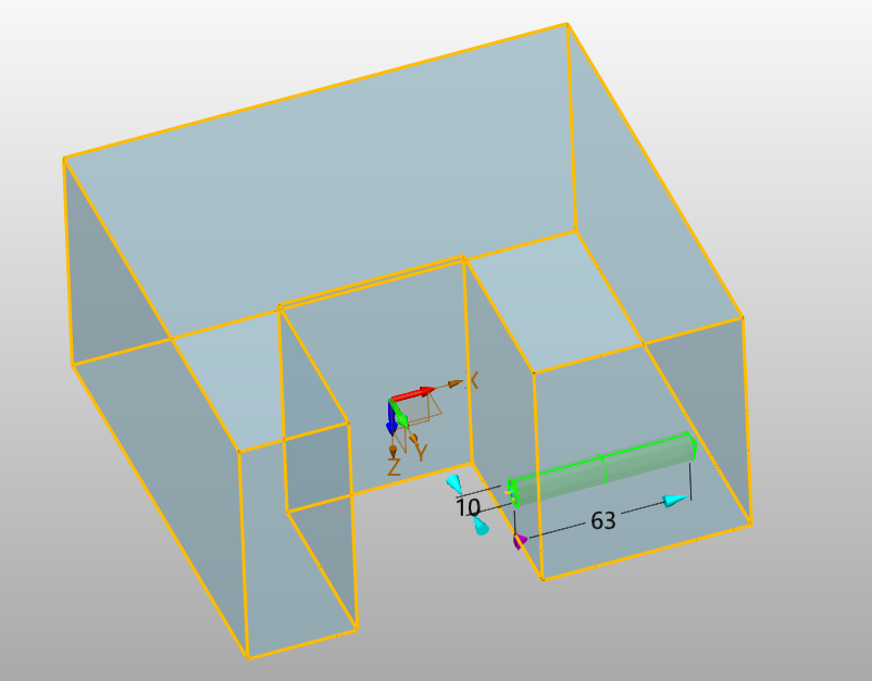 用3D建模软件在凹槽内打的孔穿过了所有面该怎么办？