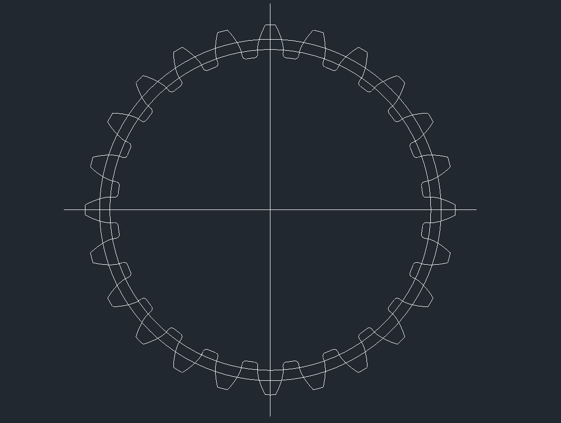 CAD快速繪制漸開(kāi)線齒輪的插件