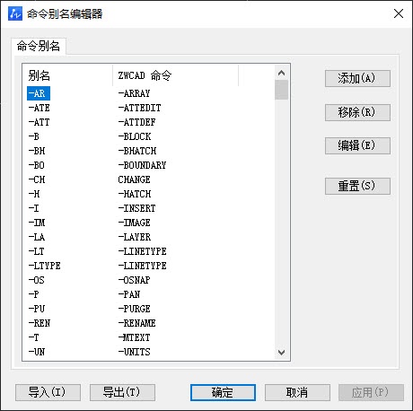 CAD命令前面的小短横有什么作用？