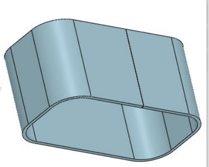 3D建模软件对封闭的钣金造型生成切口的高效方法