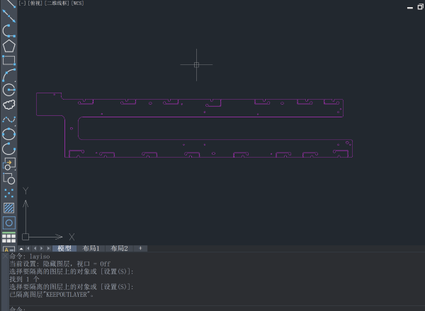 CAD如何仅显示特定的图层