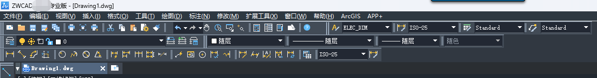 CAD怎么让工具栏靠边停靠