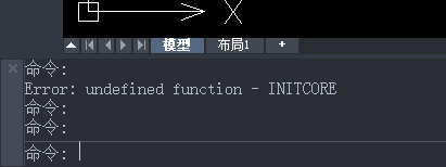 CAD提示“Undefined function”