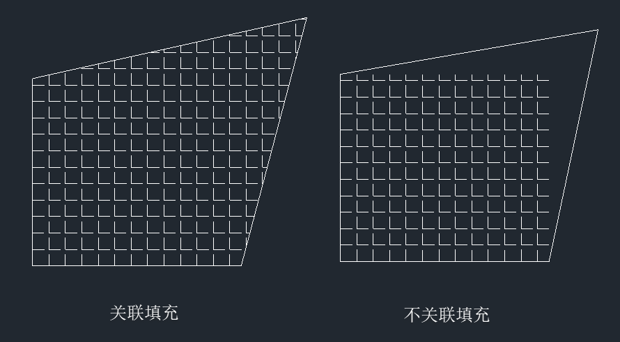 CAD怎么填充不關(guān)聯(lián)邊界