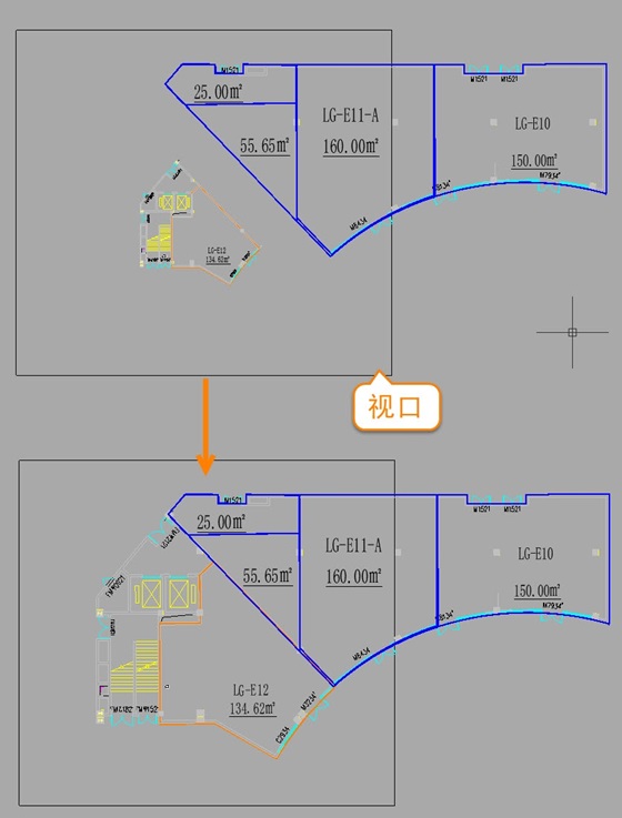 CAD如何實現(xiàn)模型和布局空間的圖形對齊