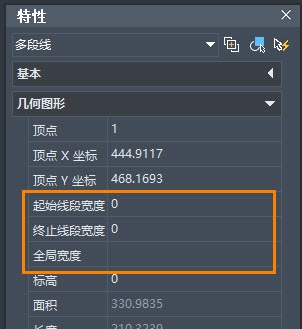 CAD如何調(diào)整多段線的寬度