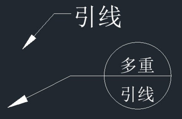 CAD繪制引線的方法