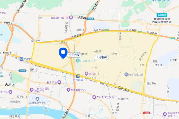 中望大厦位于天河智谷