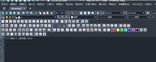 CAD加载HGCAD工具条乱跑的解决办法