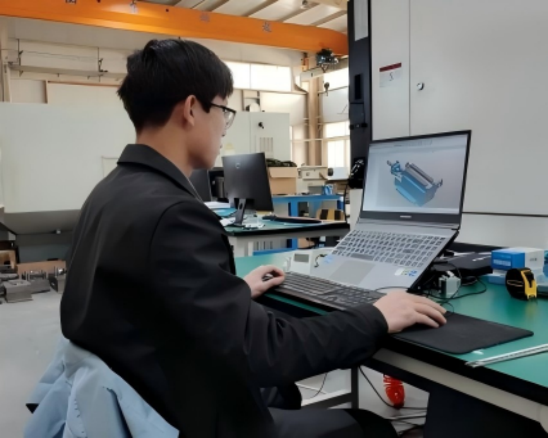 韩文灿正在应用中望3D