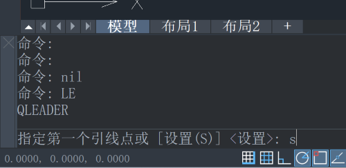 CAD怎么绘制曲线引线