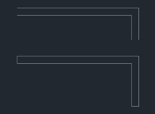 如何用CAD设置多线端点封口