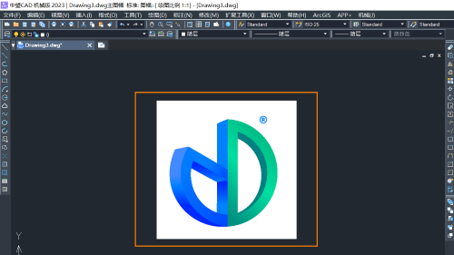 CAD图片上的透明部分显示为白色怎么办