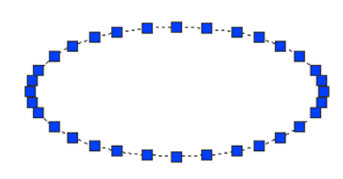 如何使用CAD创建多段线的椭圆