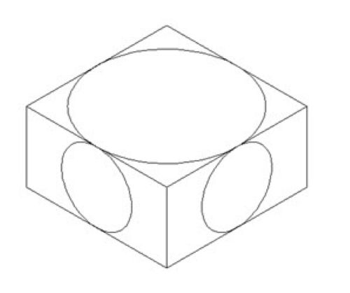 如何使用CAD画轴测图中的圆 如何使用CAD画轴测图中的圆